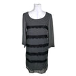 Unisex Soaked - Schiffon dress, size 36 - Gray ()