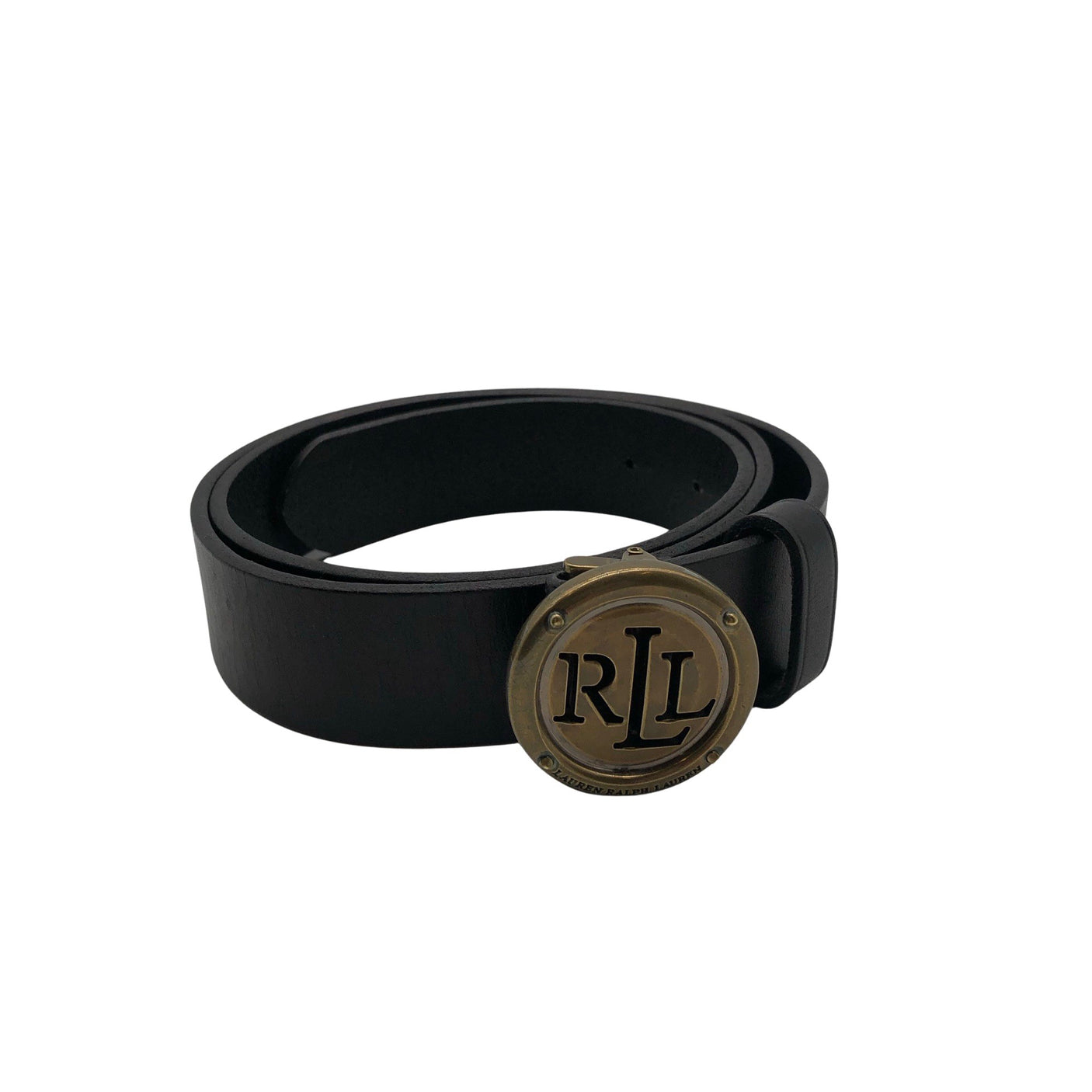 Unisex Lauren Ralph Lauren - Leather belt, size No size - Black (1)