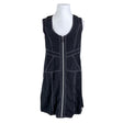 Unisex Estelle - Schiffon dress, size 44 - Black ()