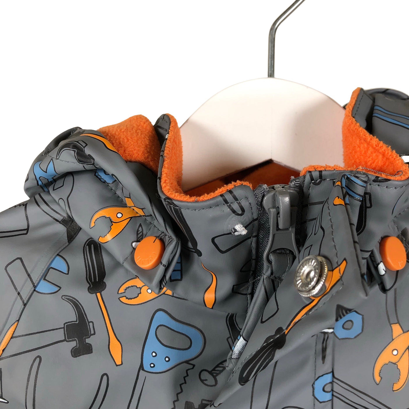 Unisex CeLaVi - Rain jacket, size 116 - 122 - Gray (2)