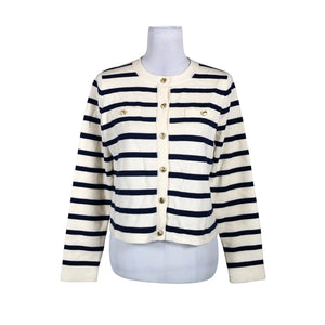Unisex Lilysilk - Cardigan, size 38 - Natural white (1)