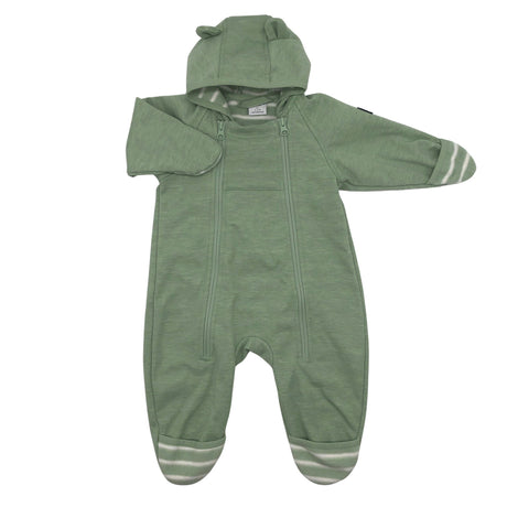 Unisex Polarn O. Pyret - Windfleece jumpsuit, size 56 - 62 - Green ()