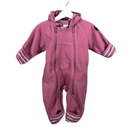 Unisex Polarn O. Pyret - Windfleece jumpsuit, size 62 - 68 - Light pink ()