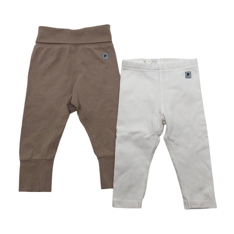 Unisex Polarn O. Pyret - Tricot pants, size 62 - 68 - Beige ()
