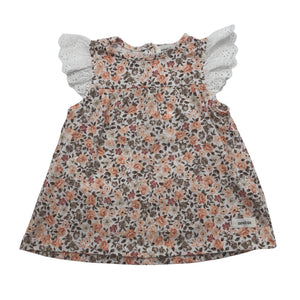 Unisex Newbie - Tricot dress, size 80 - 86 - White (1)