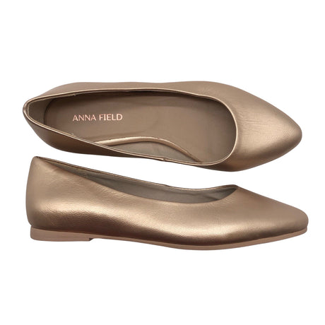 Unisex Anna Field - Ballerinas, size 35 - Gold ()