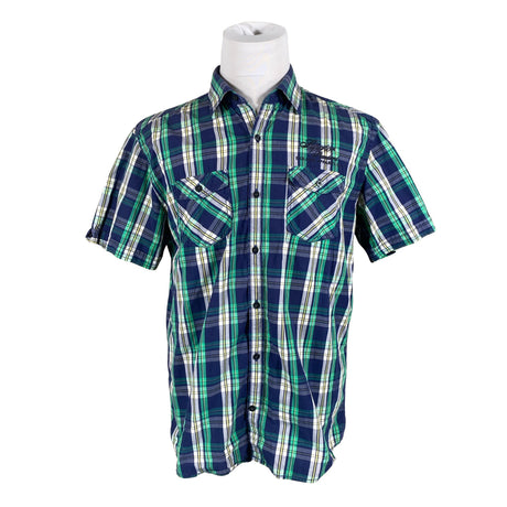 Unisex s.Oliver - Collared shirt, size L - Blue ()