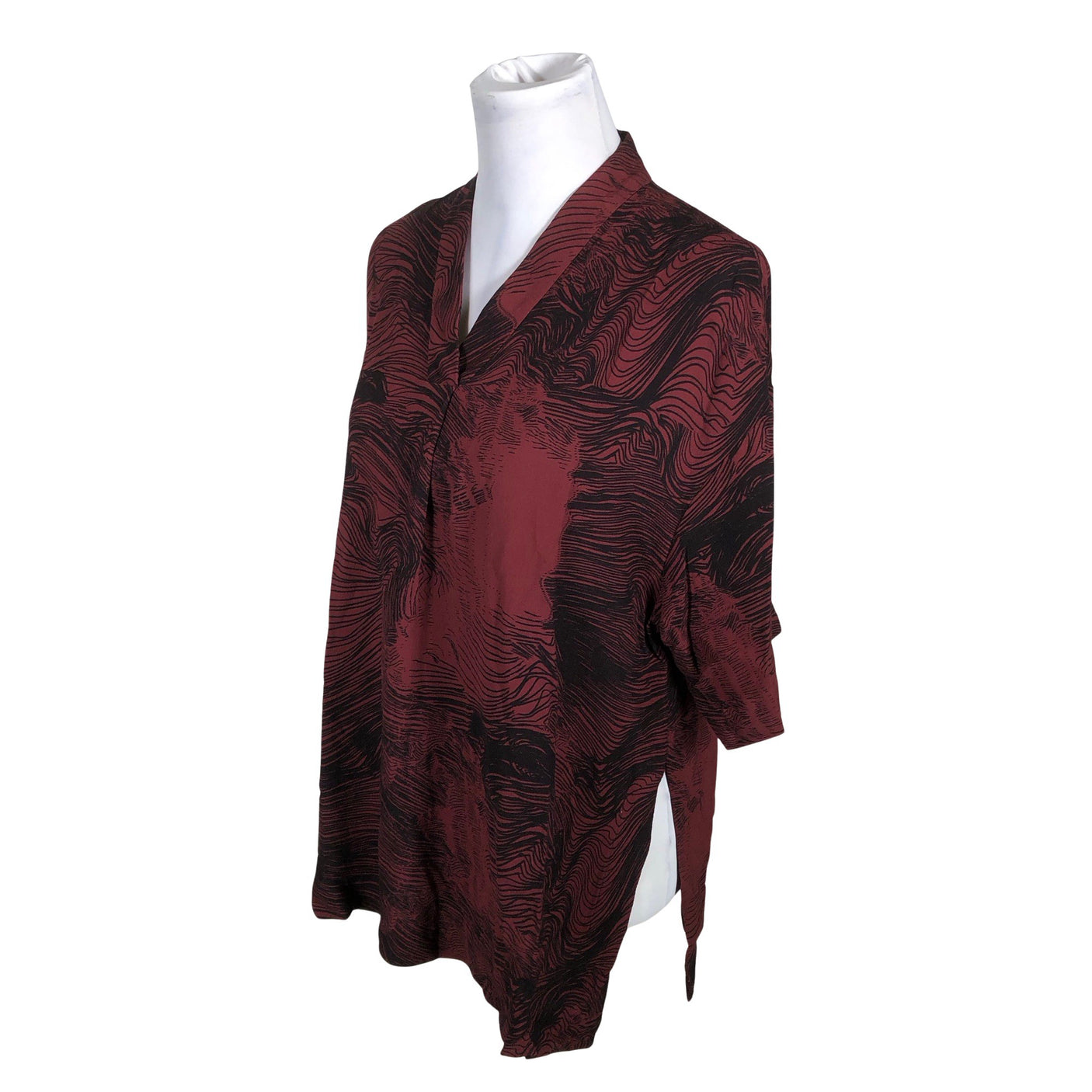 Unisex Marimekko - Tunic, size 34 - Wine red (2)