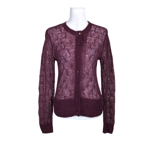 Unisex Noa Noa - Cardigan, size 38 - Wine red (1)