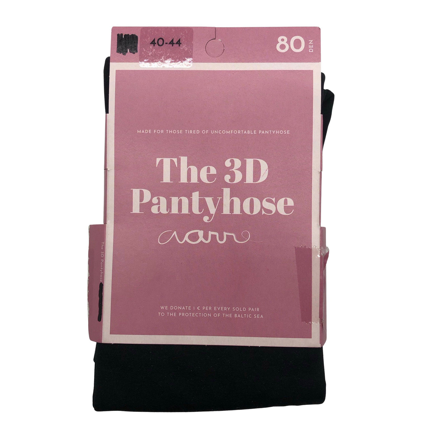 Unisex Aarrelabel - Stockings, thin, size 40 - Black (1)