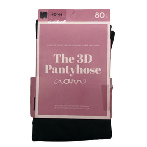 Unisex Aarrelabel - Stockings, thin, size 40 - Black (1)