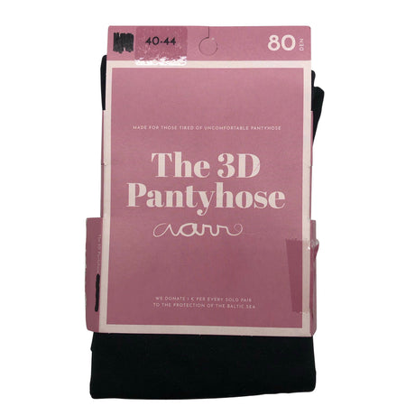 Unisex Aarrelabel - Stockings, thin, size 40 - Black ()