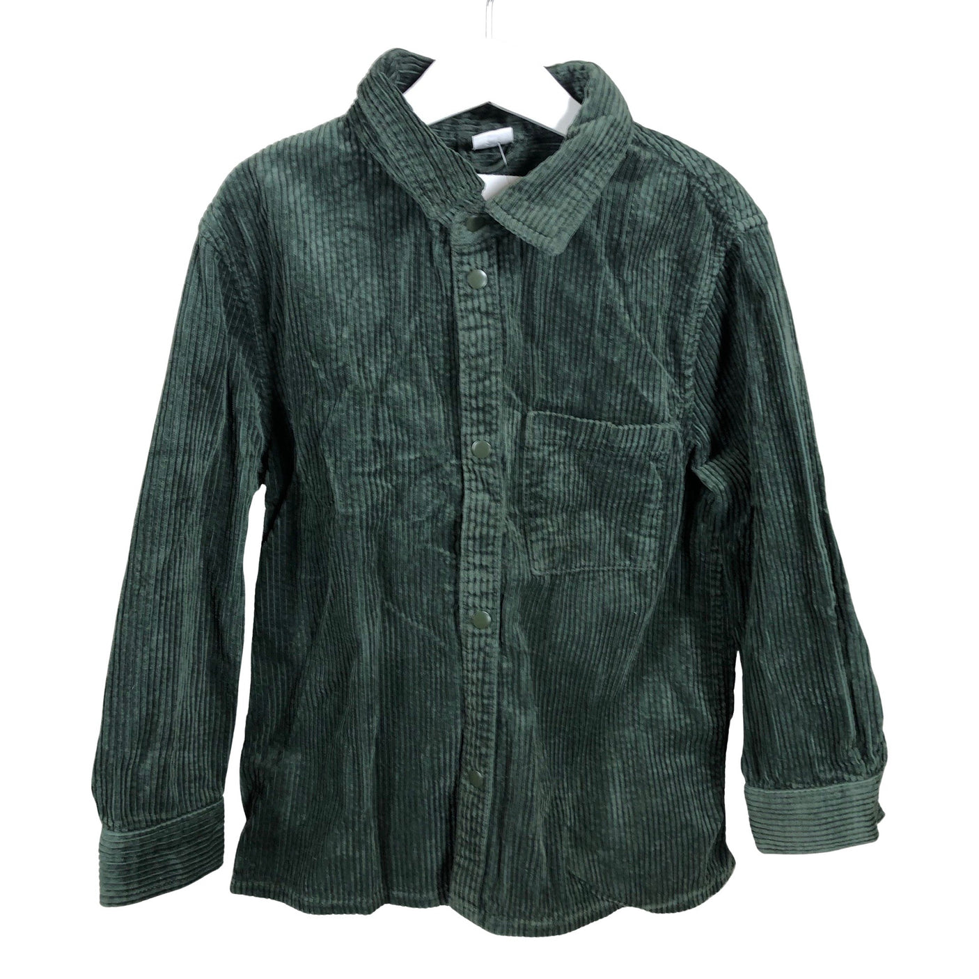Unisex Lindex - Collared shirt, size 122 - 128 - Green (1)