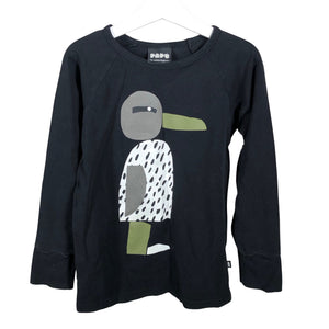 Unisex Papu - Tricot shirt, size 122 - 128 - Black (1)