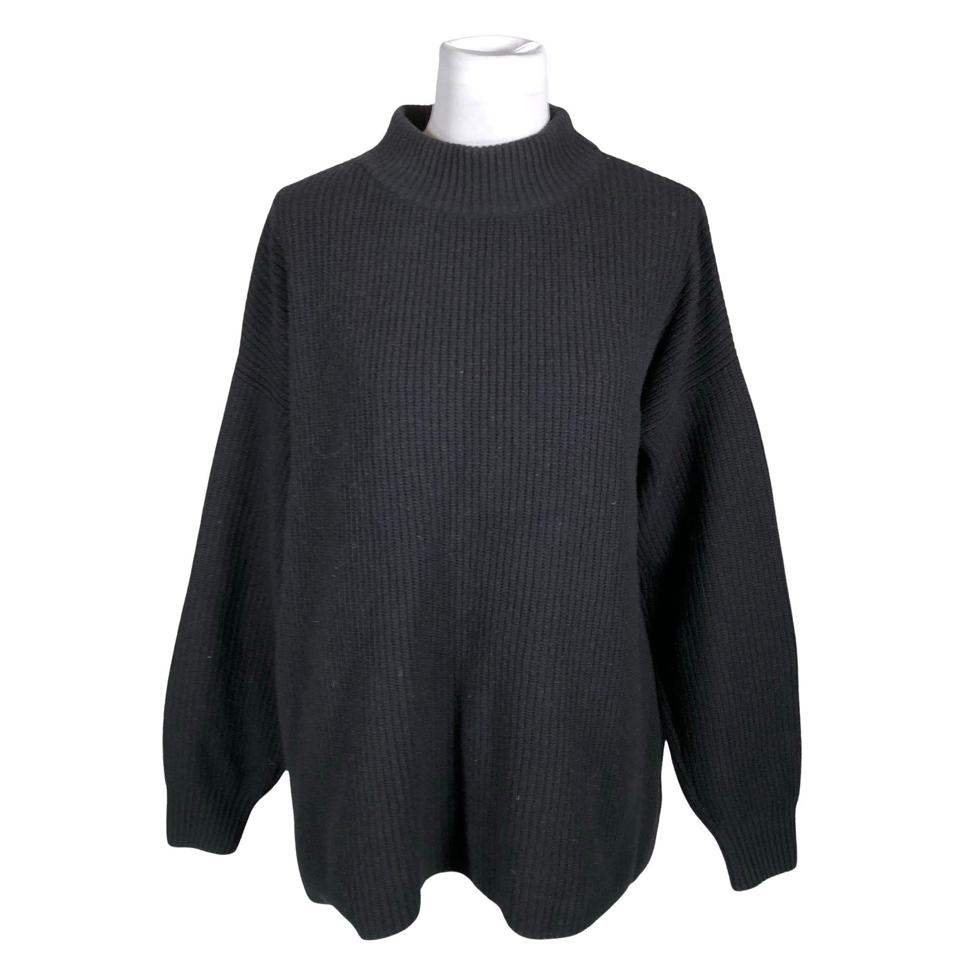 Unisex R-collection - Knit tunic, size 38 - Black (1)