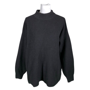Unisex R-collection - Knit tunic, size 38 - Black (1)