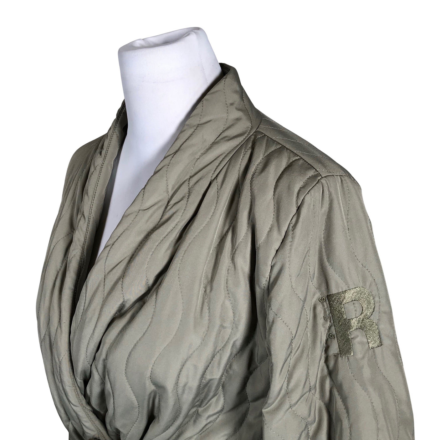 Unisex R-collection - Quilted jacket, size 36 - Gray (3)