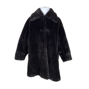 Unisex Danwear - Faux fur coat, size 42 - Brown (1)