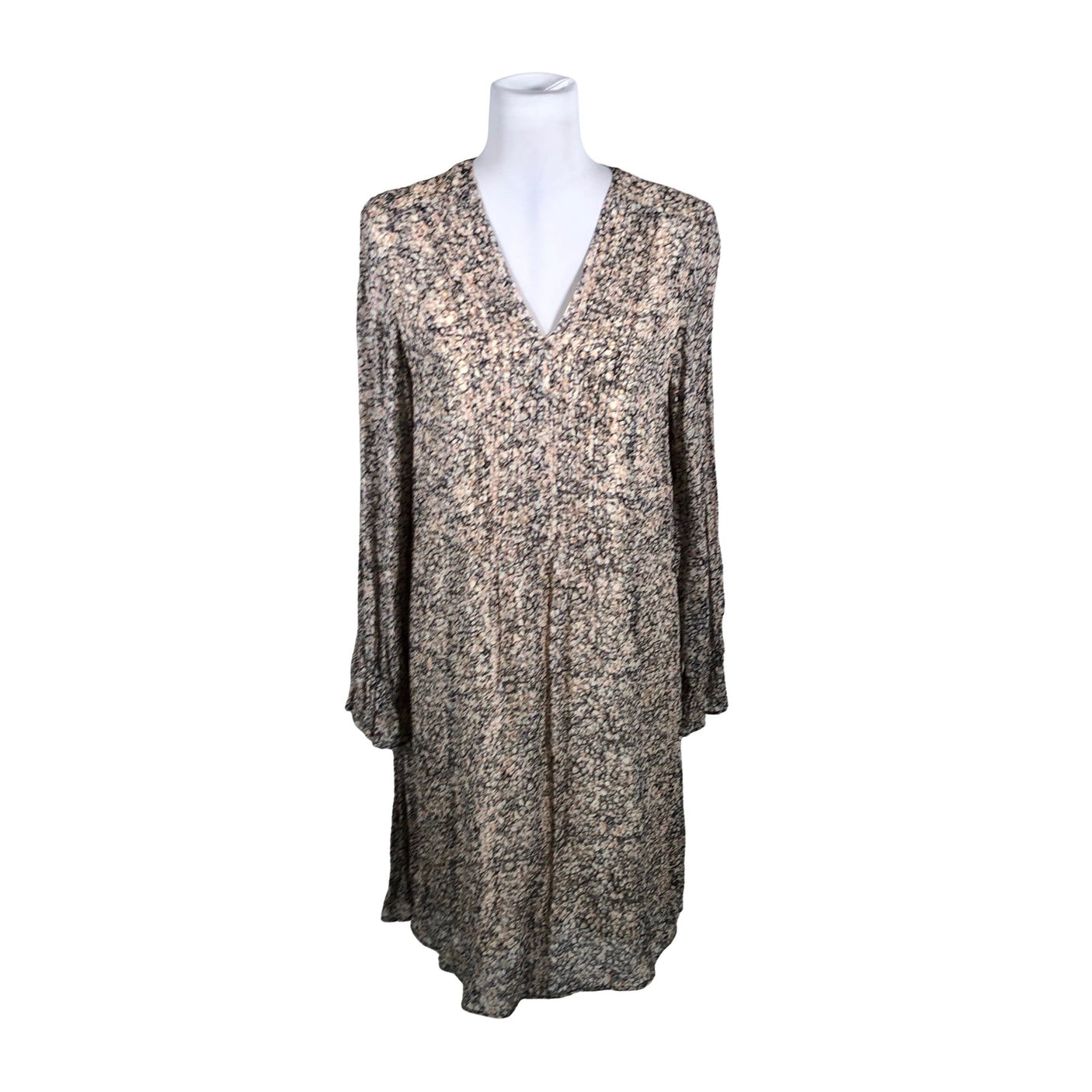 Unisex s.Oliver - Schiffon dress, size 40 - Gray (1)