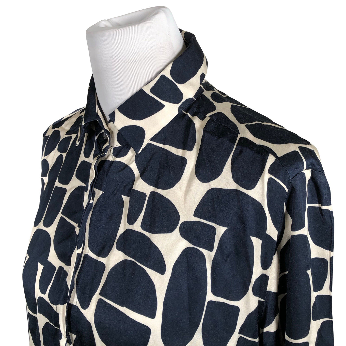 Unisex 0039 Italy - Schiffon tunic, size 38 - Blue (3)
