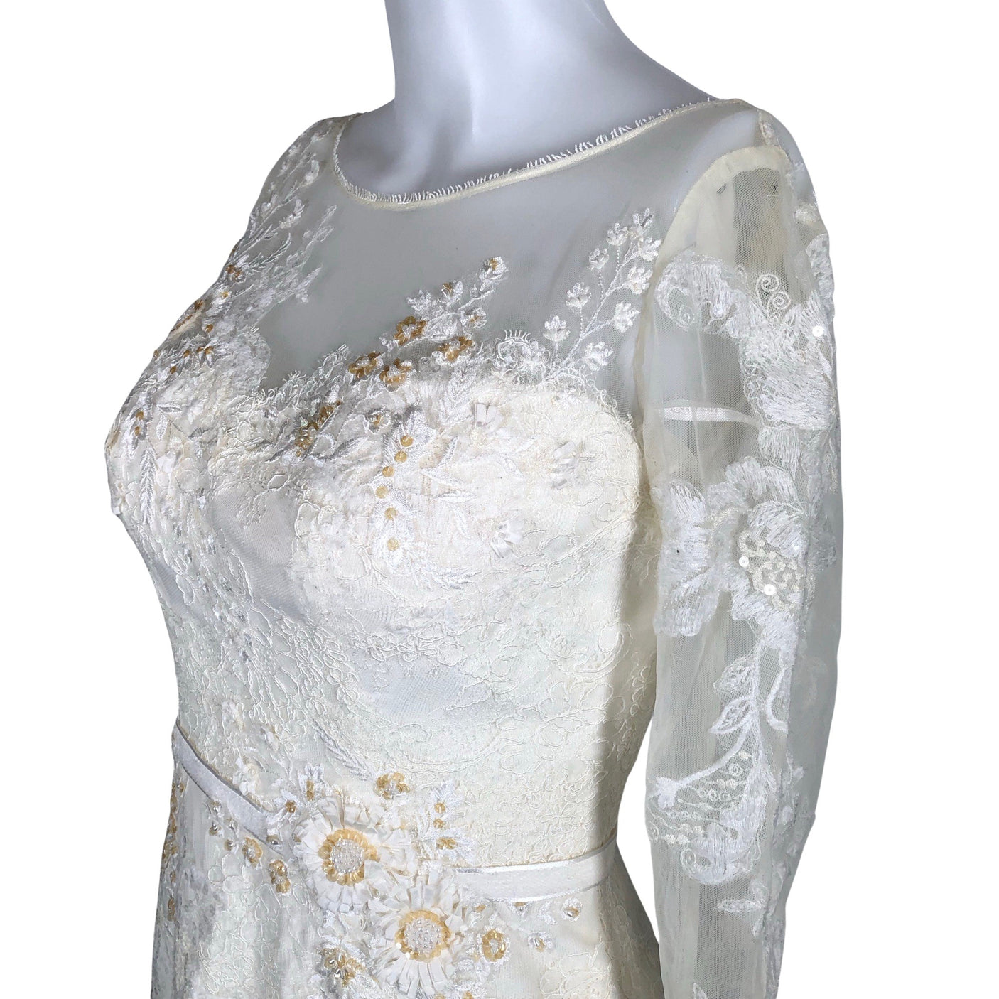 Unisex Melissa Sweet - Party dress, size 34 - Beige (3)