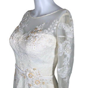 Unisex Melissa Sweet - Party dress, size 34 - Beige (3)