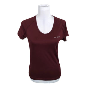 Unisex Oxide - Sports shirt, short sleeve, size 36 - Wine red (1)