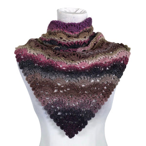 Unisex Handmade - Scarf, size Midi - Violet (1)