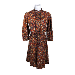 Unisex Antik Batik - Schiffon dress, size 34 - Blue (1)