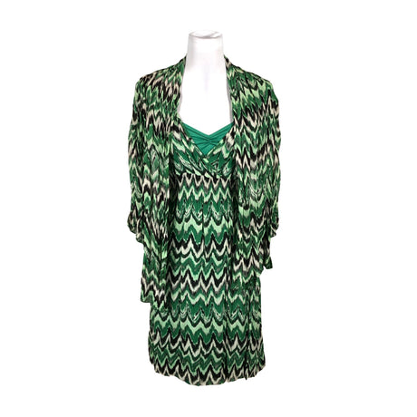 Unisex More&More - Schiffon dress, size 38 - Green ()