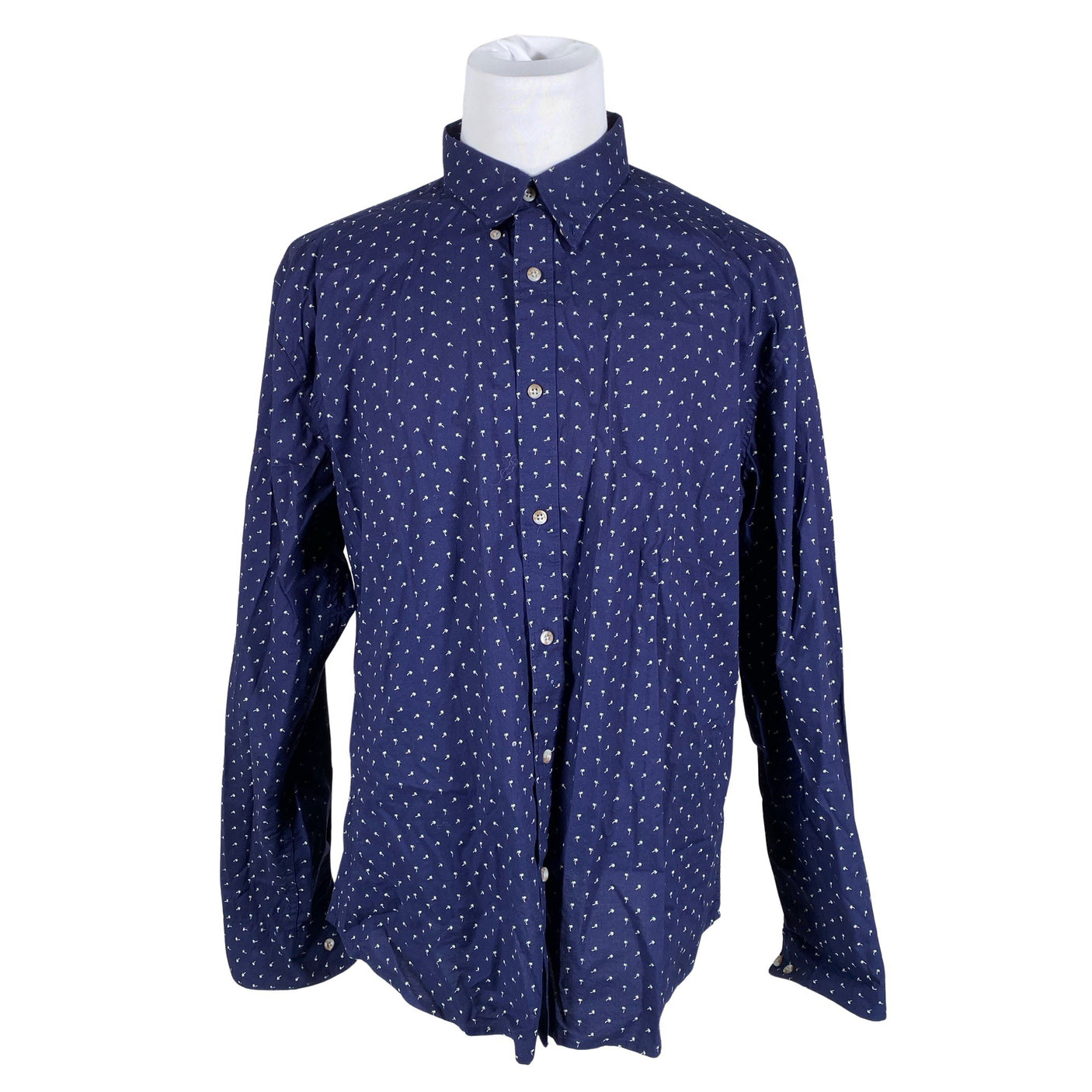 Unisex East West - Collared shirt, size XXL - Blue (1)