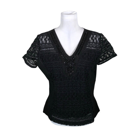 Unisex Voglia - Short-sleeved blouse, size 40 - Black ()