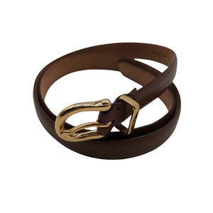 Unisex Polo Ralph Lauren - Leather belt, size No size - Brown (1)