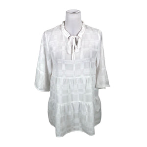 Unisex Luhta - Schiffon tunic, size 36 - White (1)