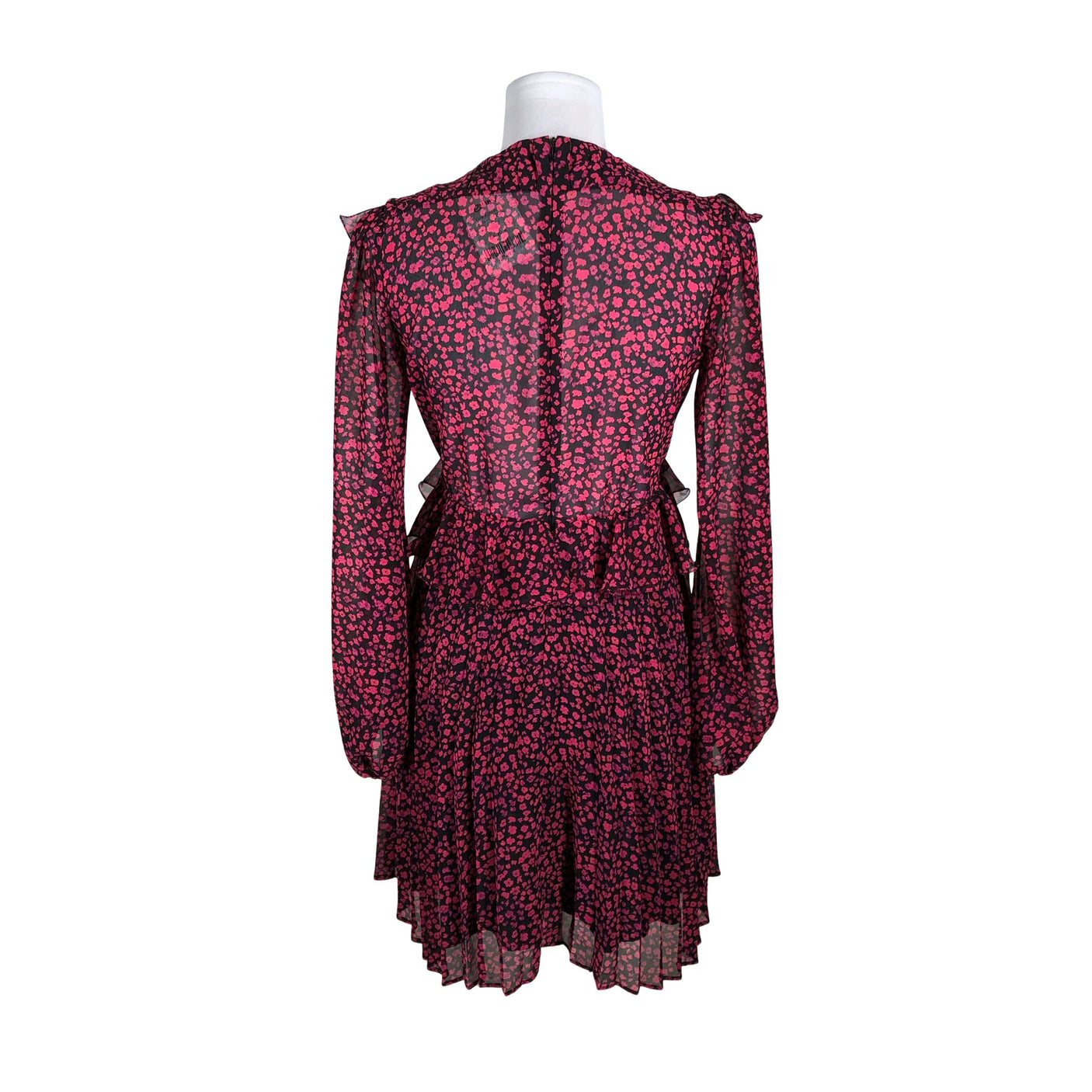 Unisex The Kooples - Schiffon dress, size 36 - Pink (2)