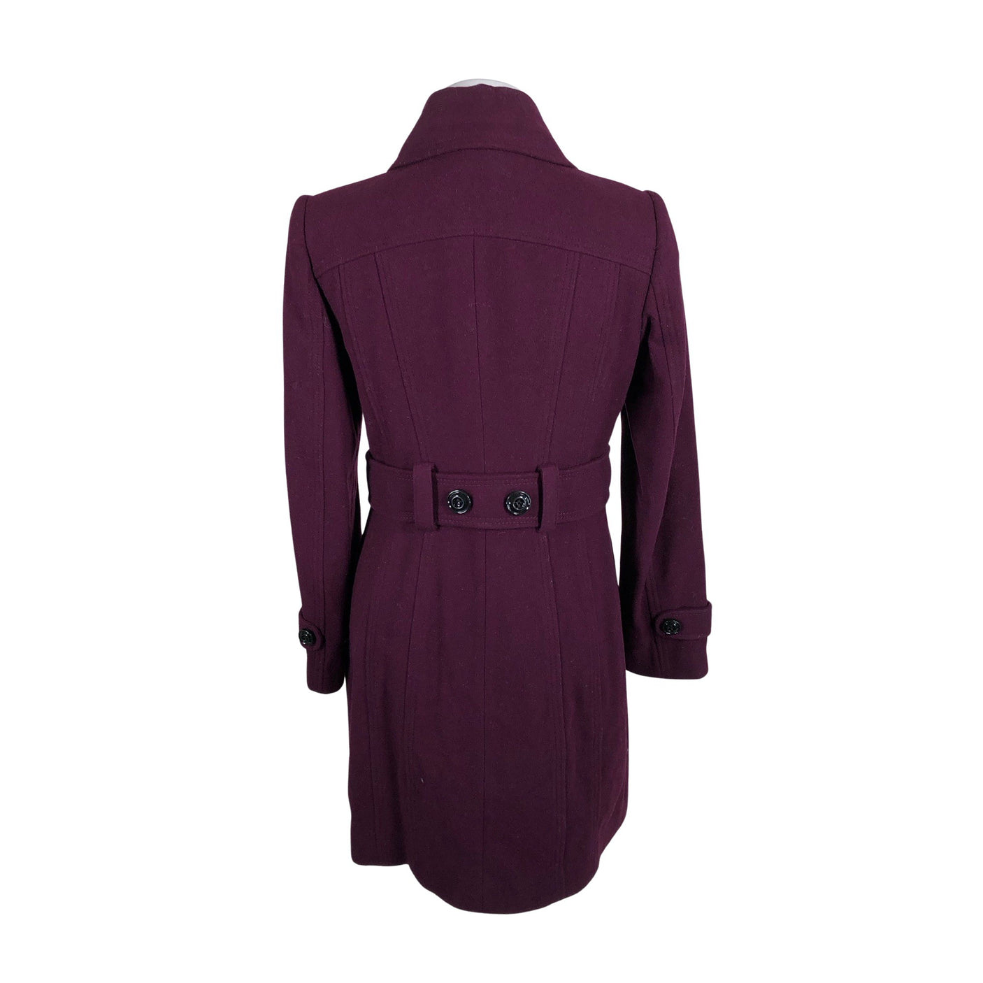Unisex Esprit - Wool coat, size 36 - Wine red (2)