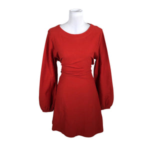 Unisex NOSH - Tricot dress, size 40 - Orange (1)
