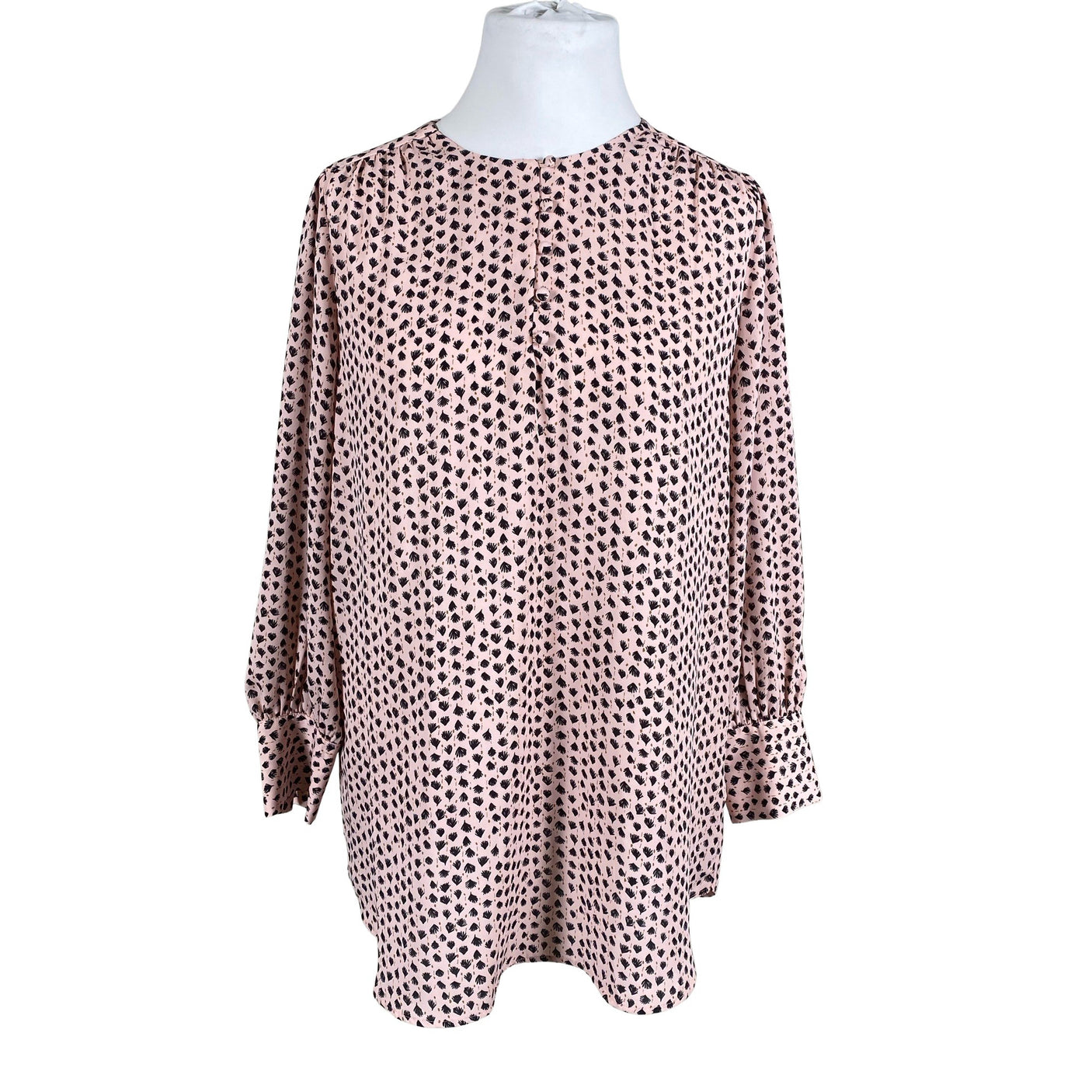 Unisex Marks&Spencer - Schiffon dress, size 46 - Light pink (1)