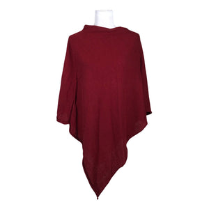 Unisex Marja Kurki - Poncho, size 38 - Wine red (1)