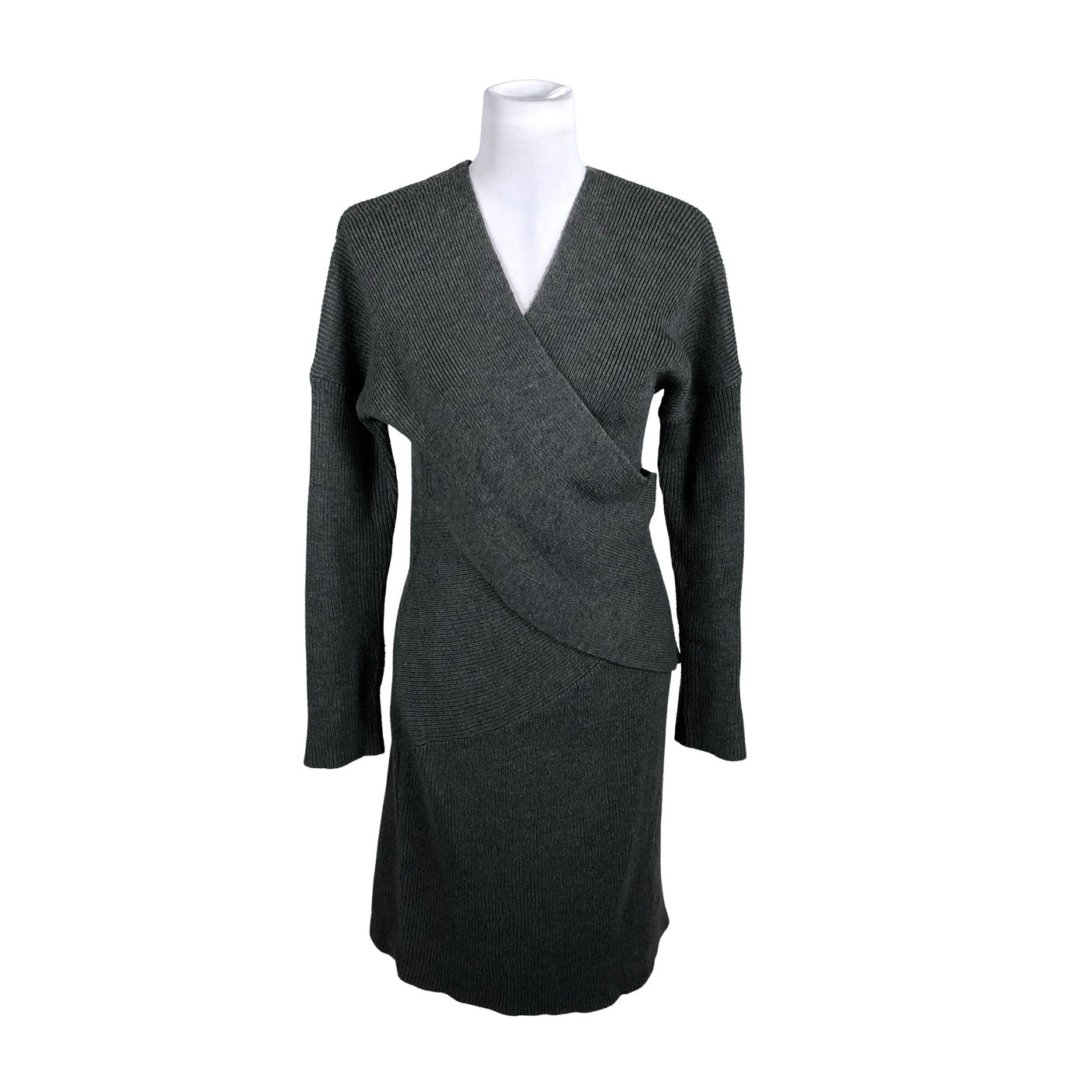 Unisex Anna Field - Knit dress, size 40 - Gray (1)