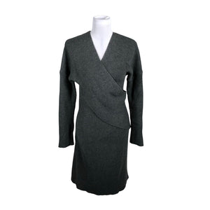 Unisex Anna Field - Knit dress, size 40 - Gray (1)