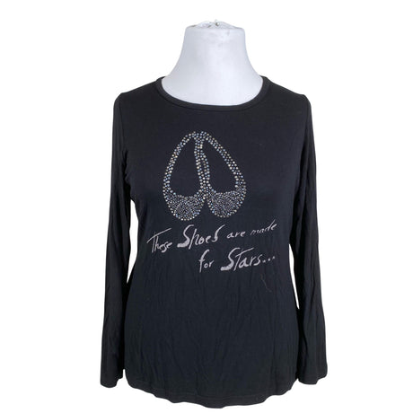 Unisex Taifun - Tricot shirt, size 42 - Black ()