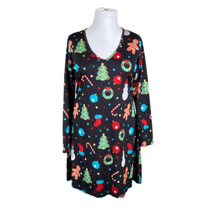 Unisex Rosegal - Tricot dress, size 44 - Black (1)