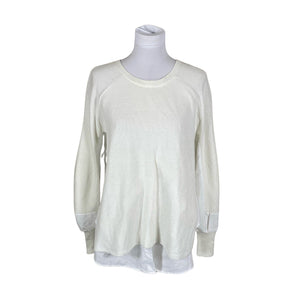 Unisex Nü - Knit tunic, size 38 - White (1)