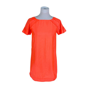 Unisex Designers Remix - Schiffon dress, size 34 - Orange (1)