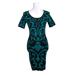 Unisex Saks Fifth Avenue - Knit dress, size 34 - Green (1)