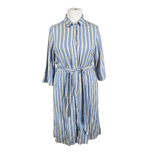 Unisex Tom Tailor - Schiffon dress, size 44 - Light blue (1)