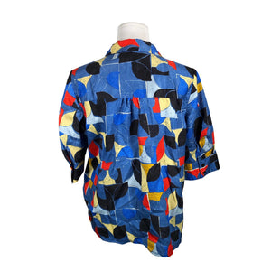 Unisex Toast - Short-sleeved blouse, size 40 - Blue (2)