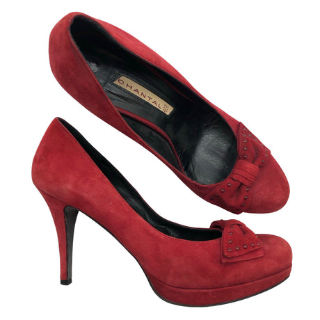 Unisex Chantal - High heels, size 41 - Red ()