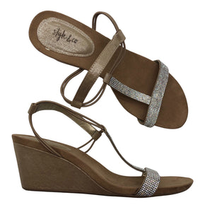 Unisex Style & Co - Heeled sandals, size 41 - Beige (1)